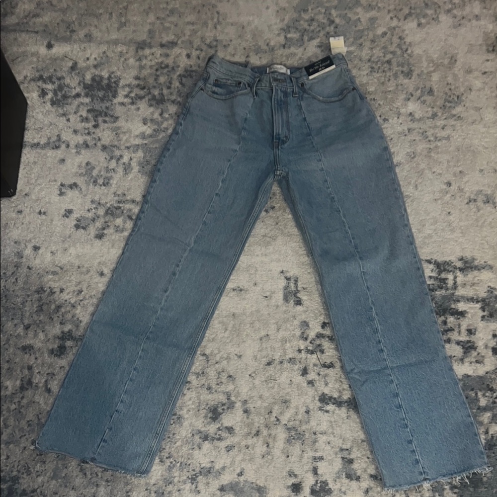 Abercrombie & Fitch High Rise Women Jeans - Blue